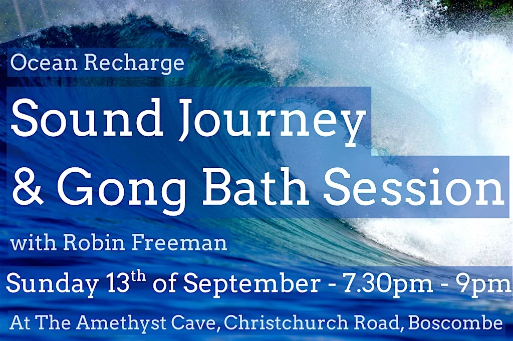 Ocean Recharge - A Candlelight Sound Journey & Gong Bath - Boscombe at The Amethyst Cave