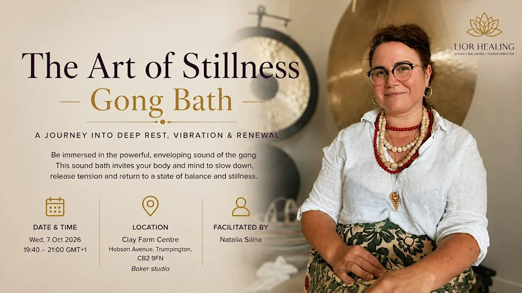 The Art of Stillness — Gong Bath