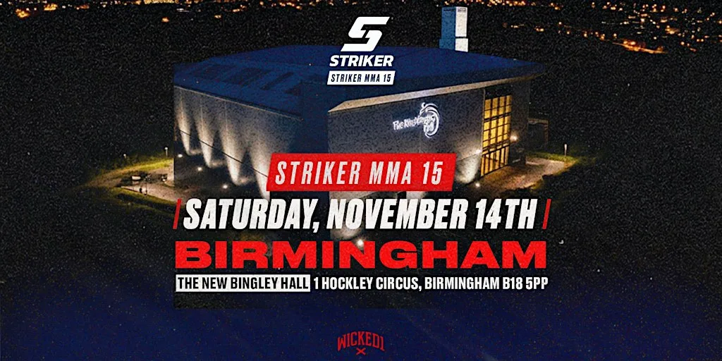 STRIKER MMA 15 at The New Bingley Hall
