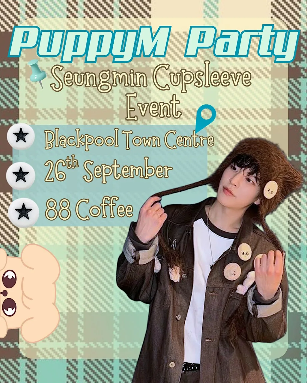 PuppyM Party Seungmin Cupsleeve Event