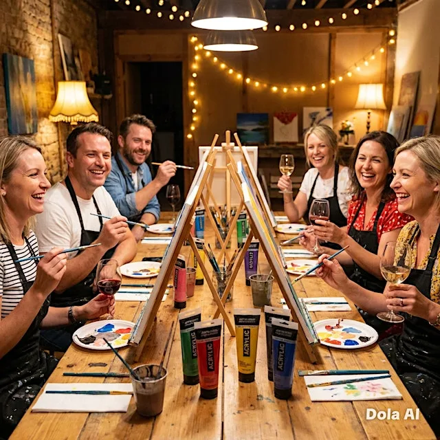 Paint & Sip Event-Nuneaton at The Horseshoes, Nuneaton