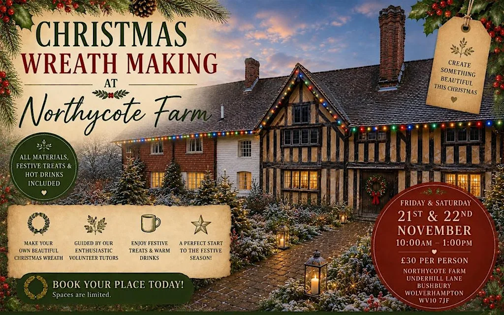 Christmas Wreath Making in Northycote Farmhouse 2026 at Northycote Farm