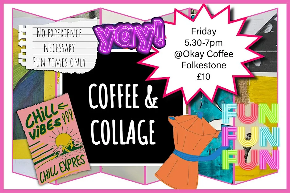 Coffee & Collage at Okay Coffee