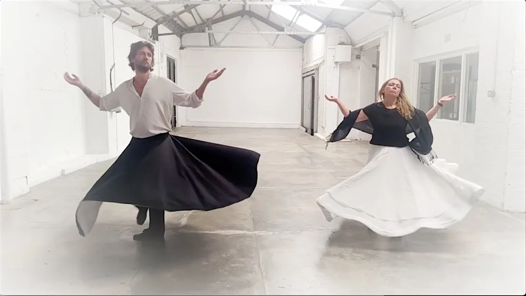 WHIRLING WORKSHOP WITH MARK AND MITRA at MKII
