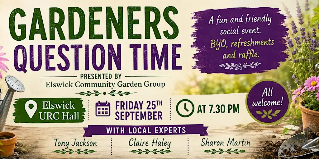 Gardener's Question Time at Elswick Church Hall