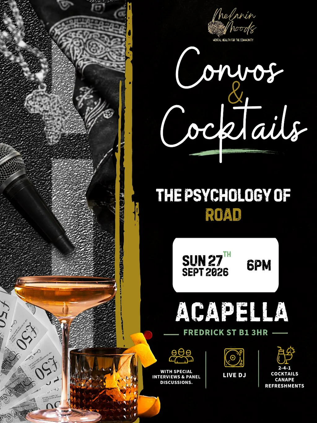 Convo’s & Cocktails at Acapella