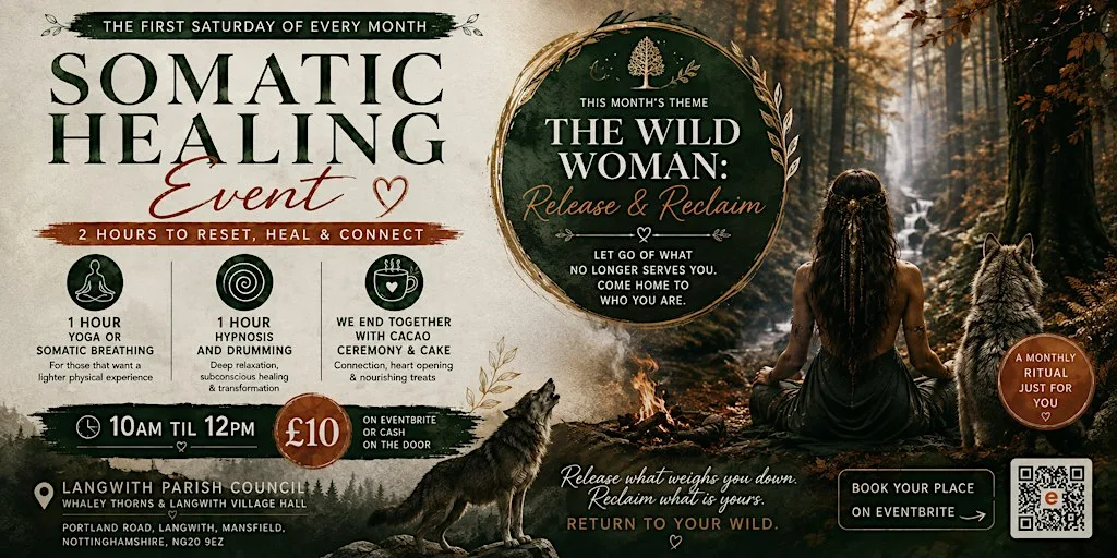 Yoga, Somatic Therapy and Hypnosis THE WILD WOMAN: RELEASE & RECLAIM