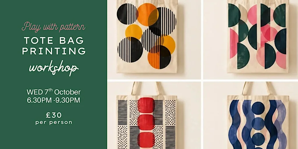 Art Workshop - Lino Tote Bag Printing - Southampton