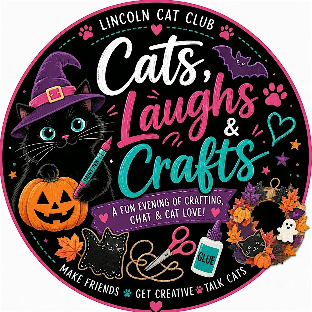 Cats, Laughs and Crafts - Evening Meet Up - Lincoln Cat Club at Tipsy Teapot Restaurant _ Lincoln