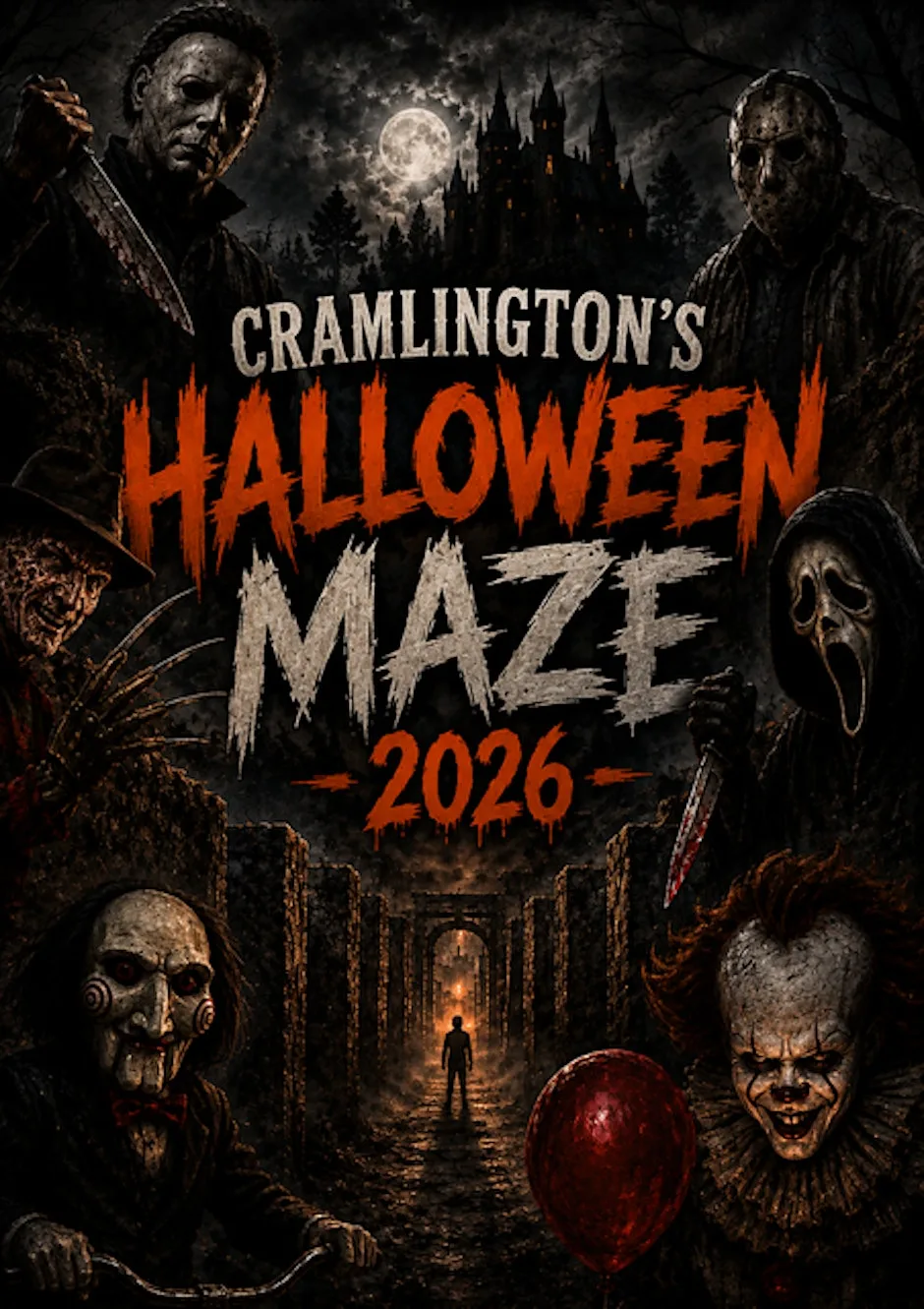 Cramlington’s Halloween Maze at elite: Cramlington