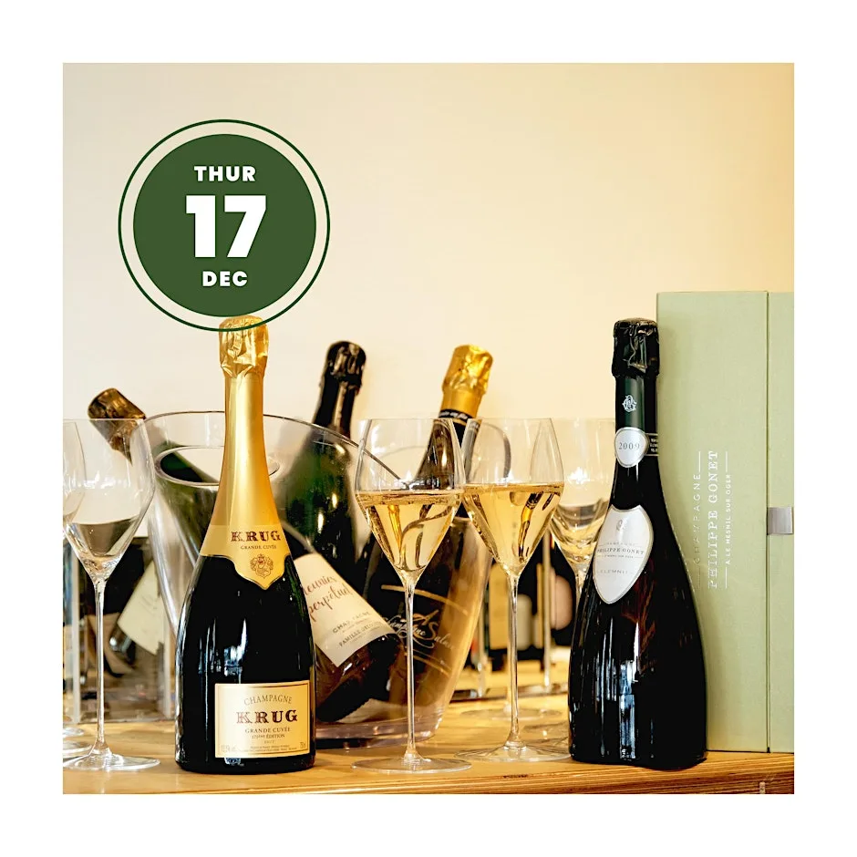 Christmas Special Champagne Selection Masterclass at Spy Wines & Spirits