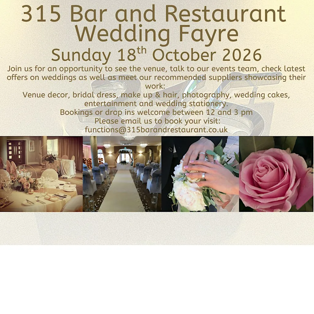 315 Bar and Restaurant Wedding Fayre
