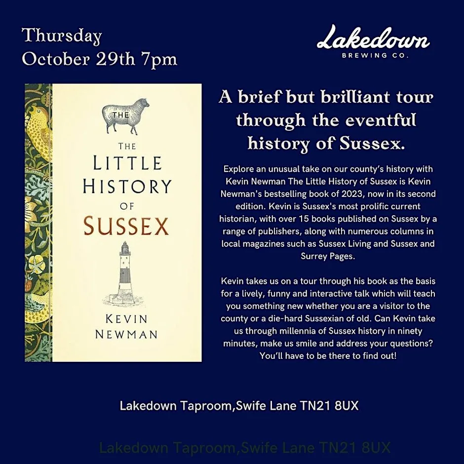 The (funny) Little History of Sussex at Lakedown Tap Room