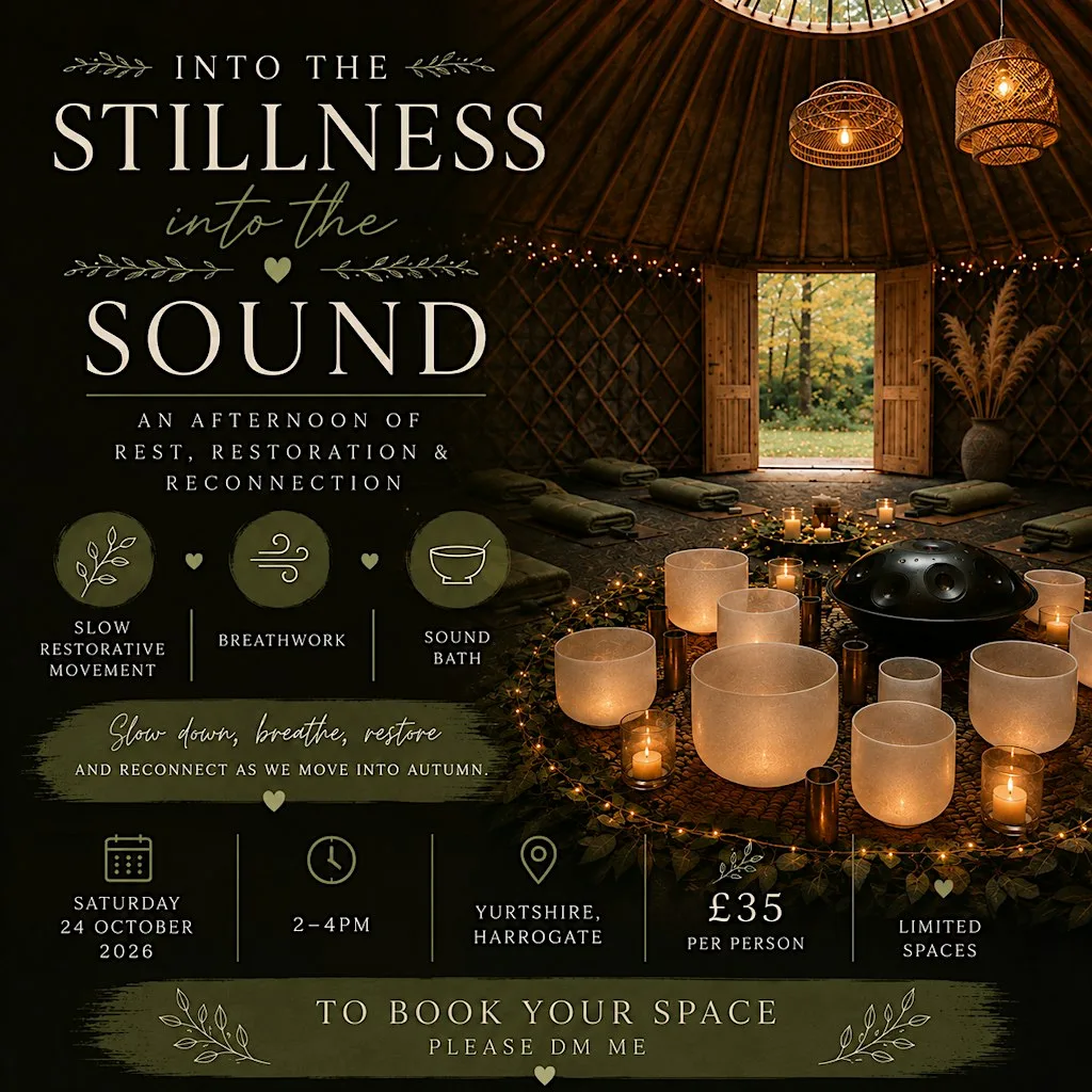 Into the stillness, into the sound