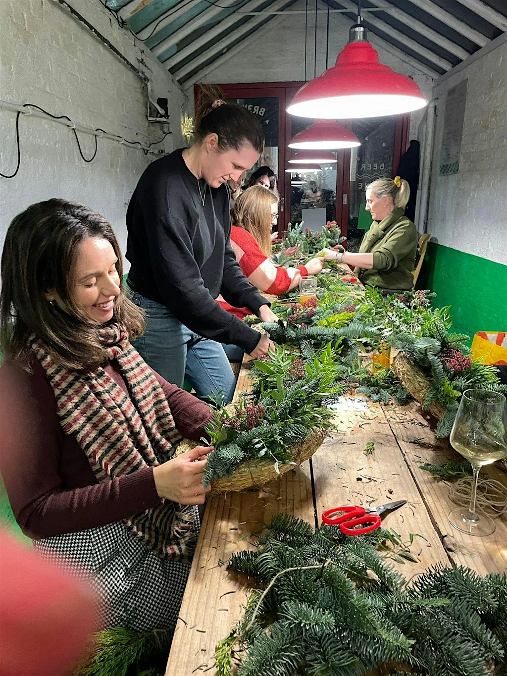 CHRISTMAS WREATH WORKSHOP