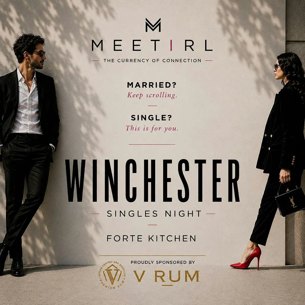 MeetIRL Winchester Singles Social Mixer | Ages over 30+ | Forte Kitchen at Forte Kitchen