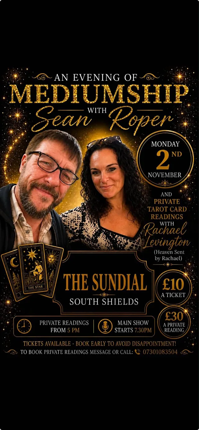 Clairvoyant night with Sean roper at The New Sundial