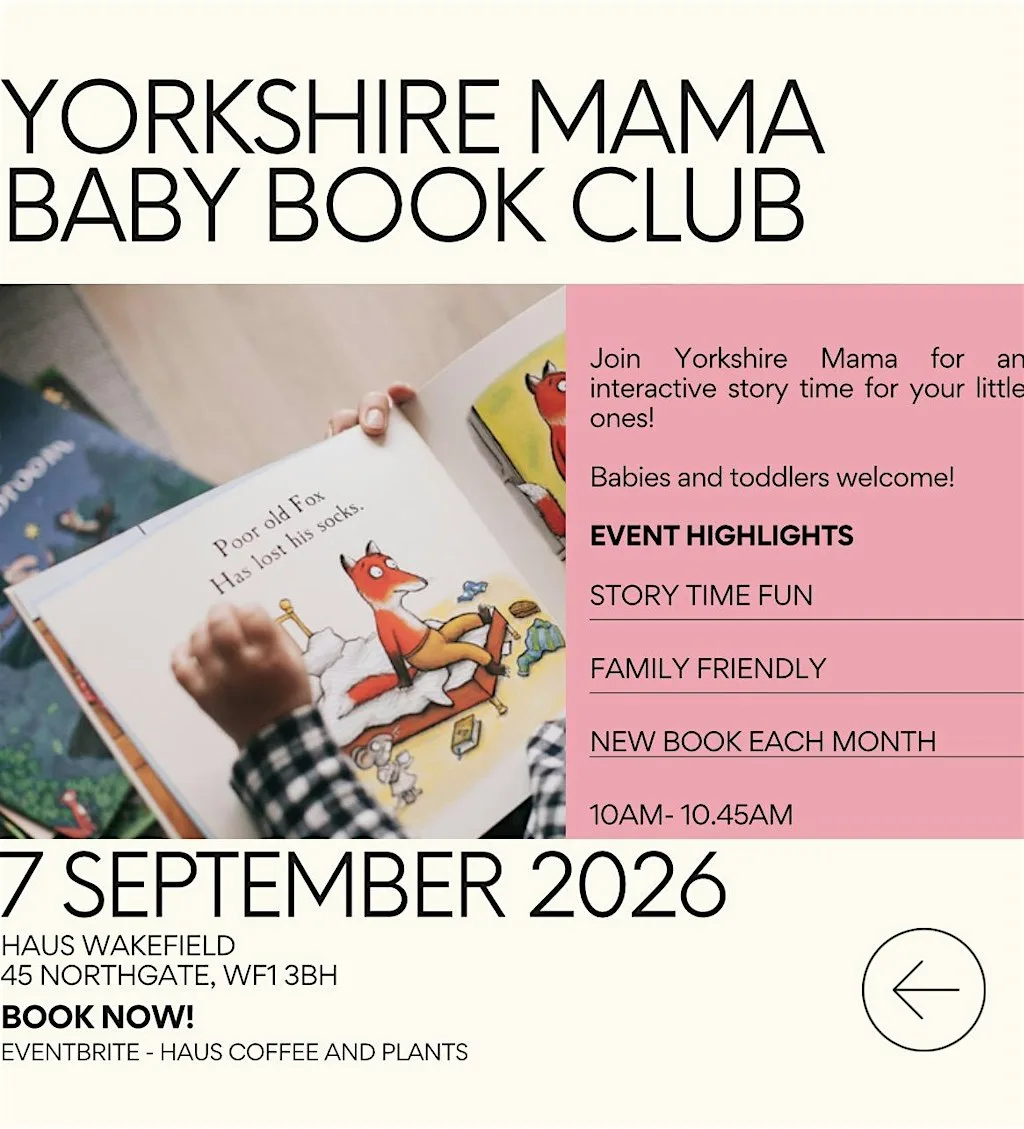 Yorkshire Mama Baby Book Club at Haus coffee & Plants