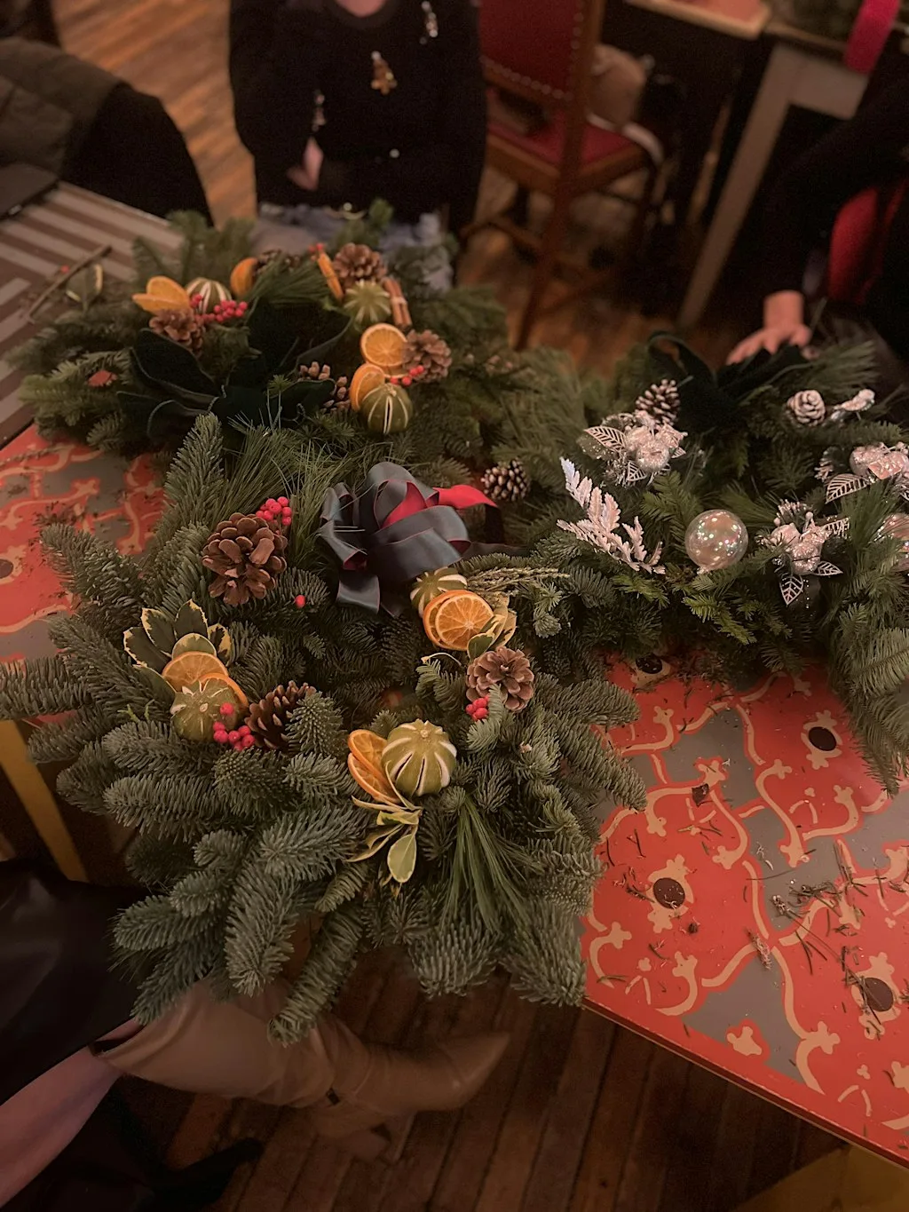 Christmas Wreath Making at Caballero Lounge