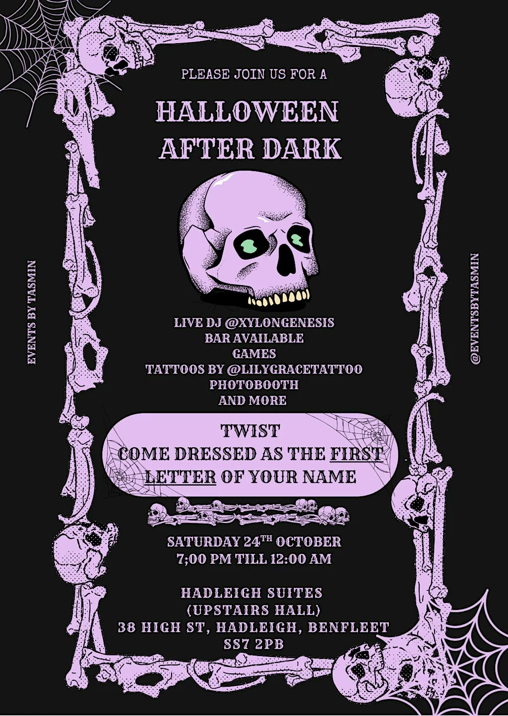 Events By Tasmin: Halloween After Dark — Women’s Halloween Party