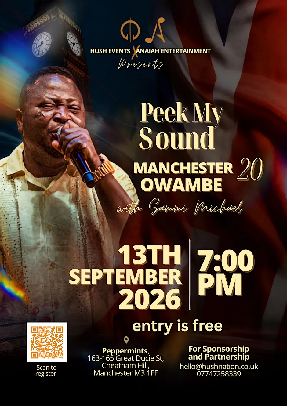 PEEK MY SOUND MANCHESTER 2.0 - OWANMBE EDITION at Peppermints