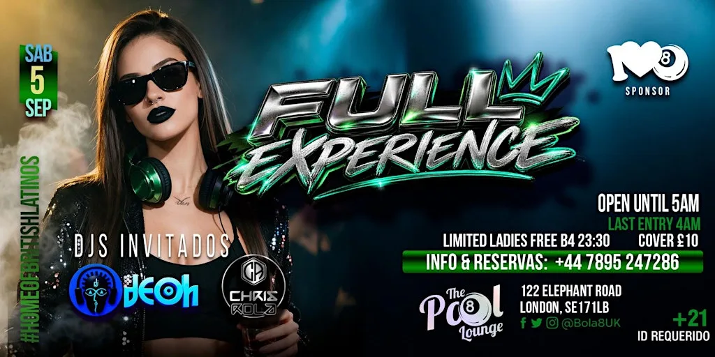 Full Experience – Latin Party in London