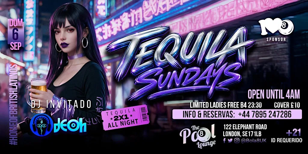 Tequila Sundays – Sunday Latin Party in London