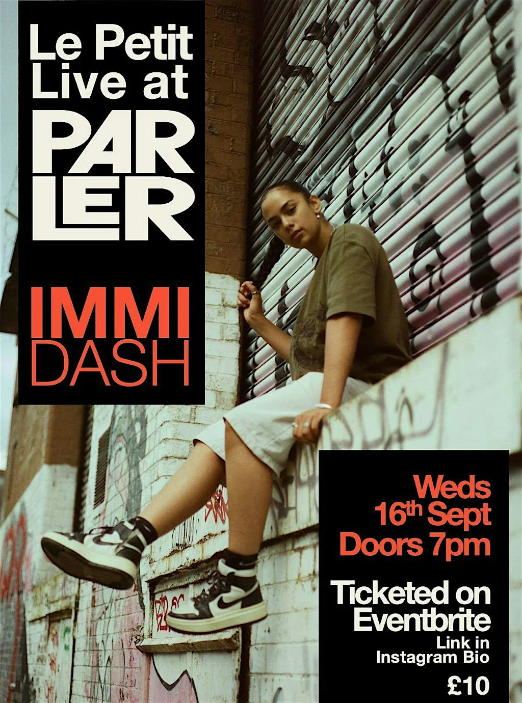 Le Petit Live at Parler, Immi Dash at Parler
