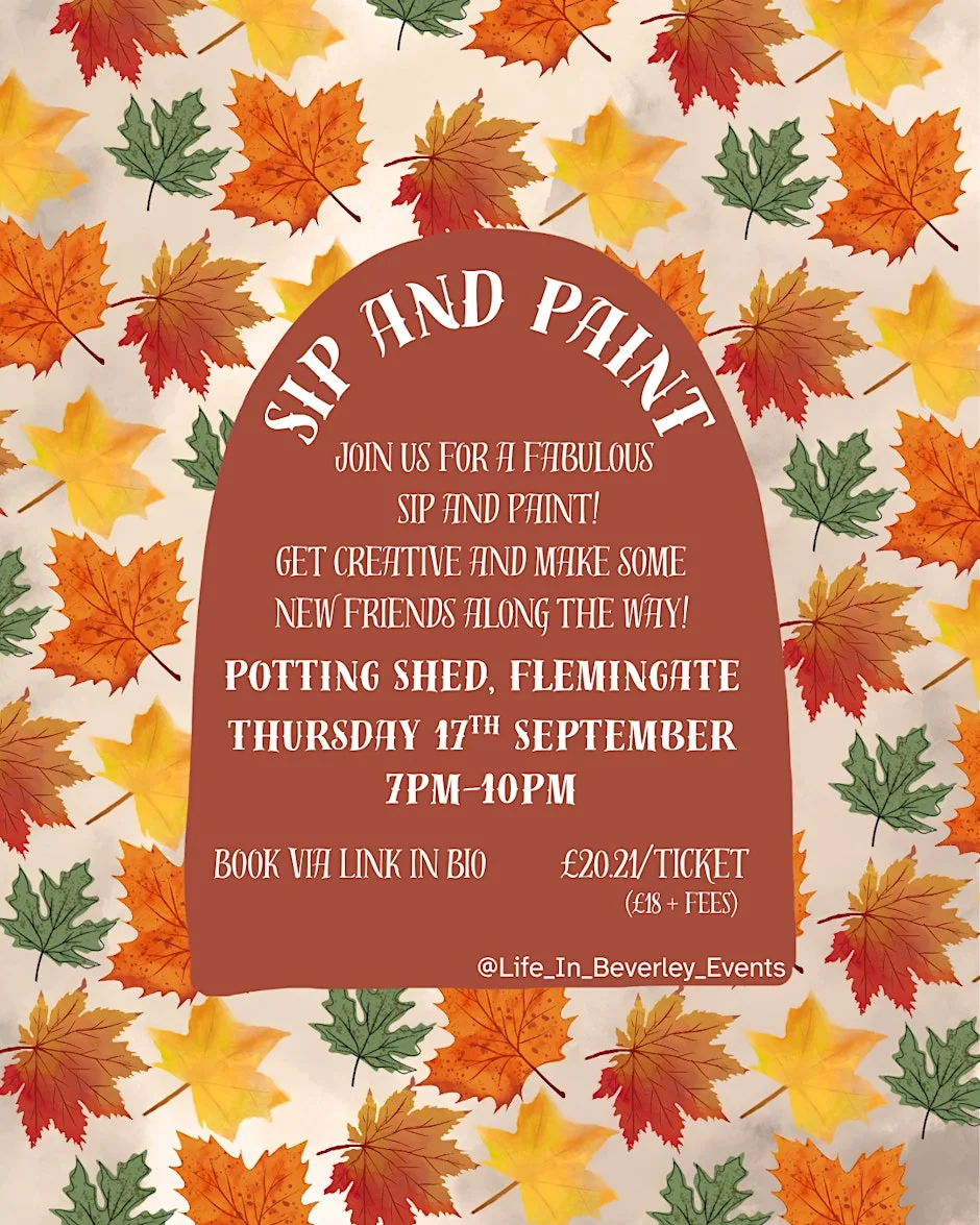 Sip and Paint - Shades of Autumn at The Potting Shed