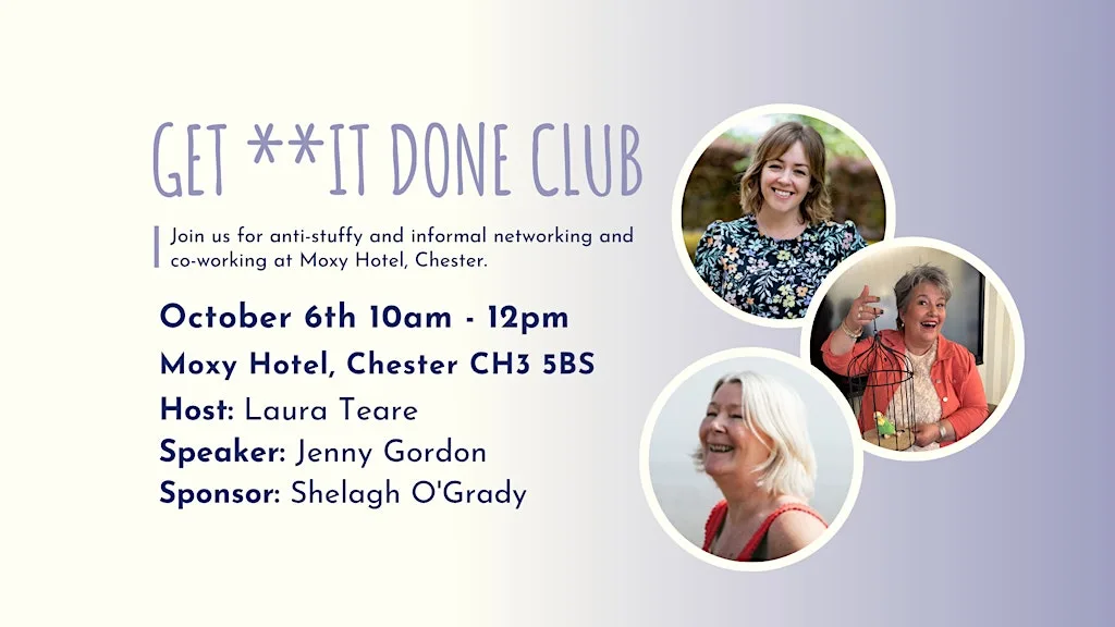 GET **IT DONE CLUB Chester October at Moxy Chester