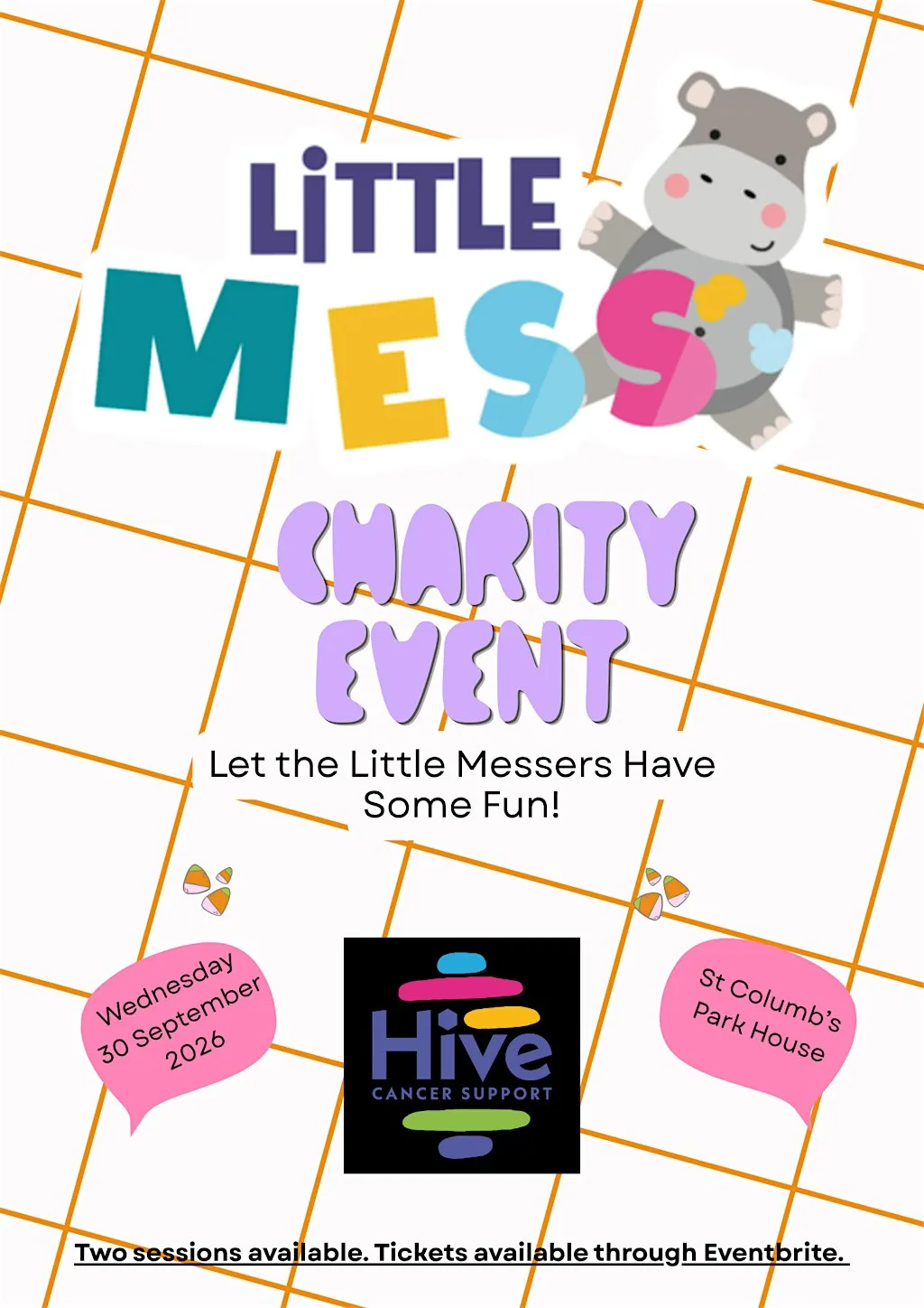 Little Mess Charity Event at St Columbs Park House