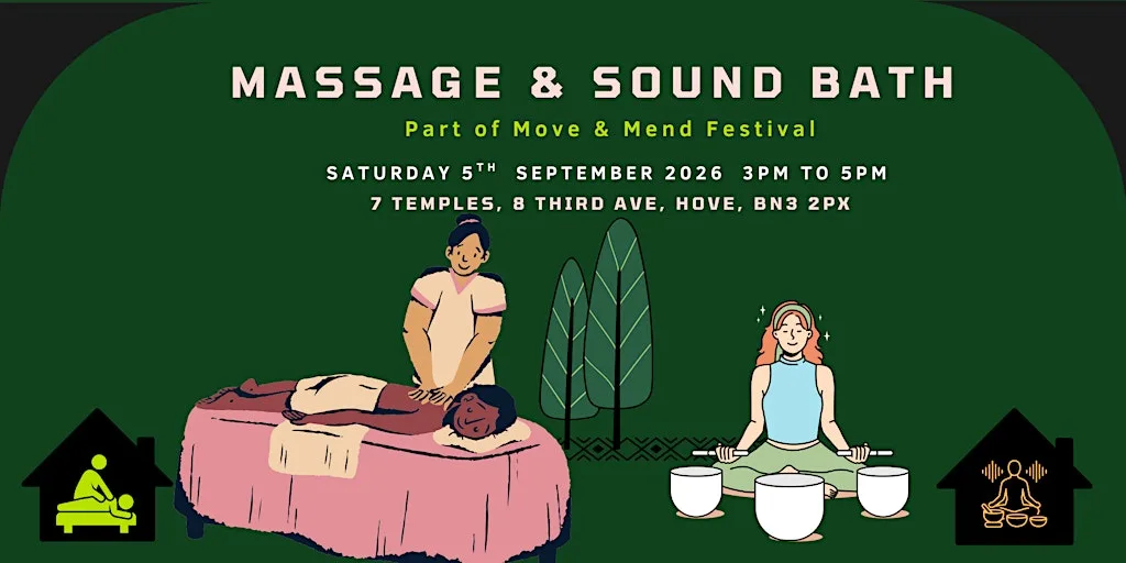 Massage & Sound Bath Retreat