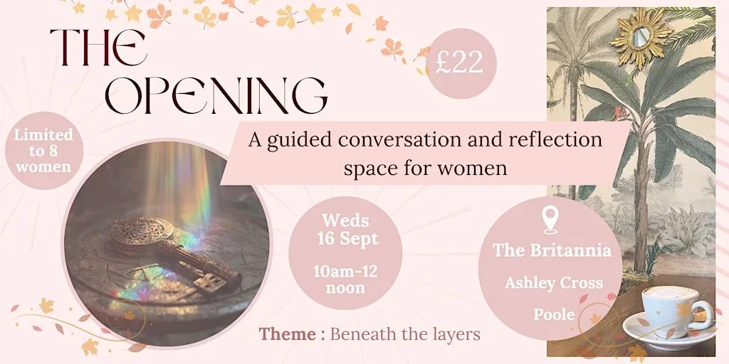 The Opening | A guided conversation and reflection space for women at The Britannia, A Heartwood Inn