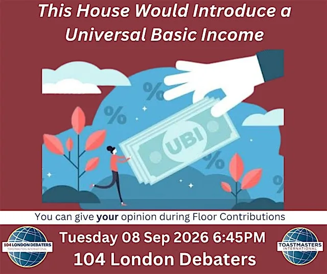 Debate: This House Would Introduce a Universal Basic Income