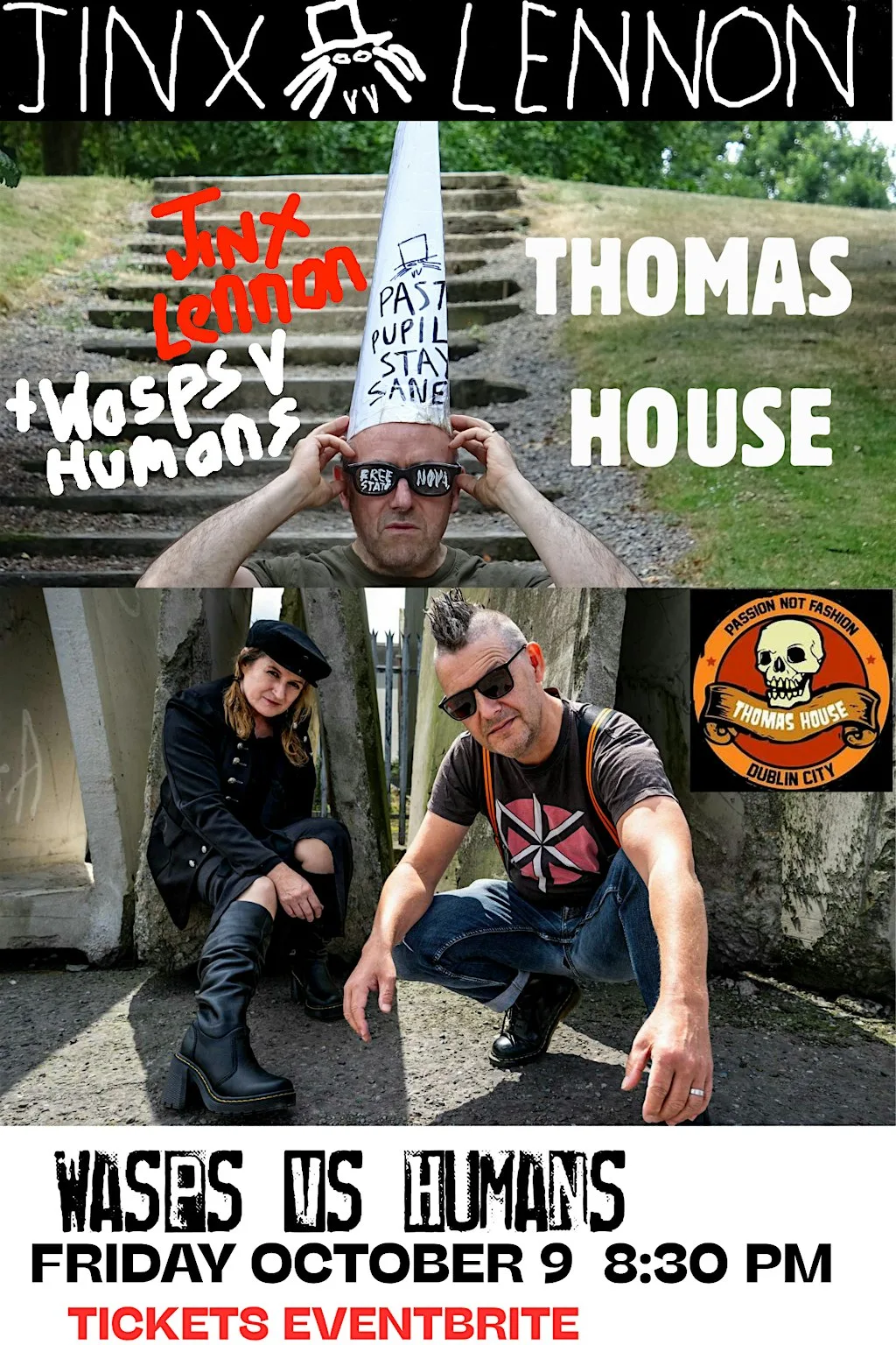 Jinx Lennon +Wasps V Humans at Thomas House