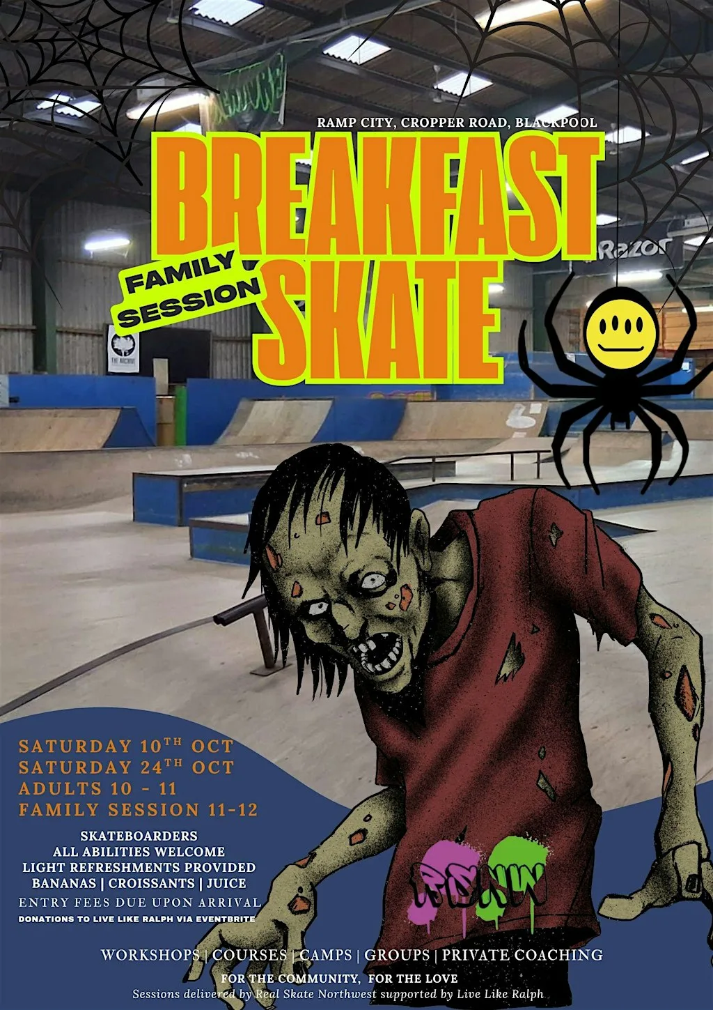 Breakfast Skate - October at Ramp City Skatepark