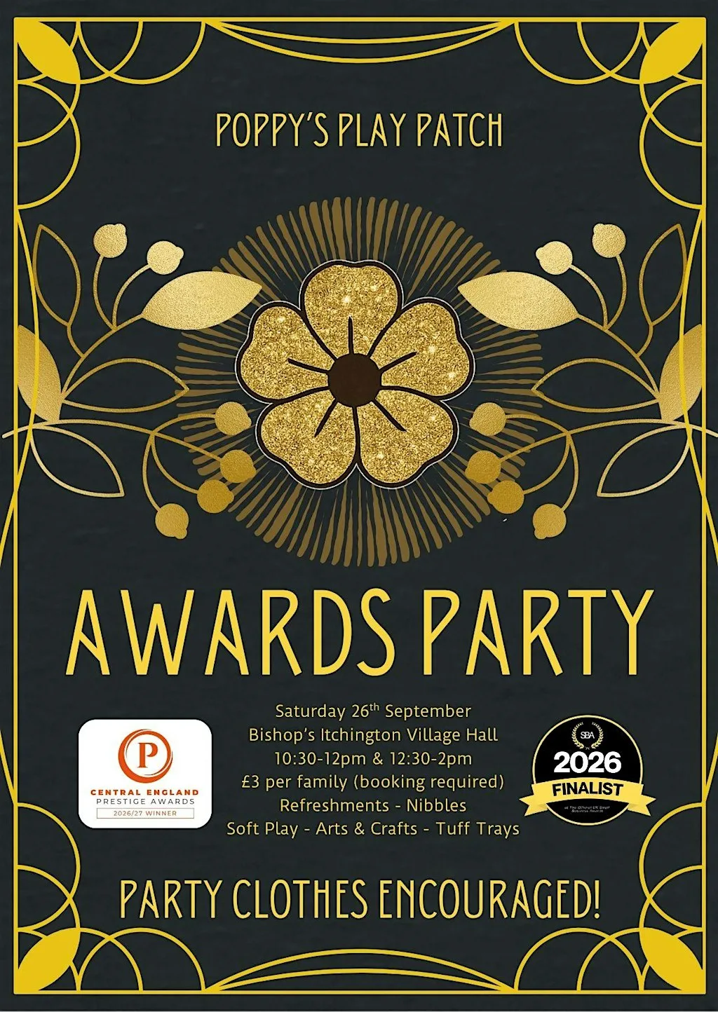 Poppy's Play Patch Awards Party