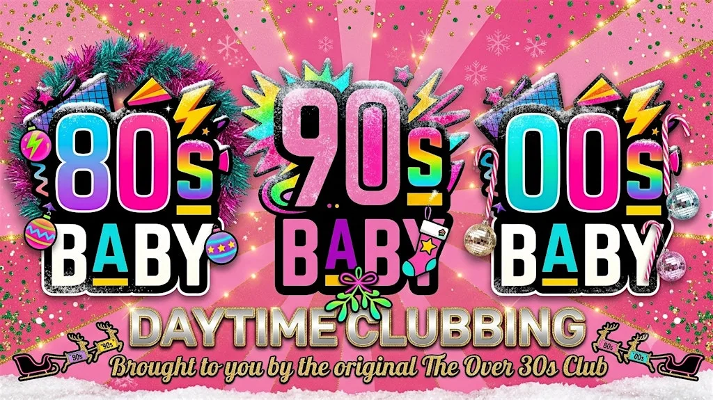 90's Baby Daytime Clubbing Christmas Party at The Beachcomber