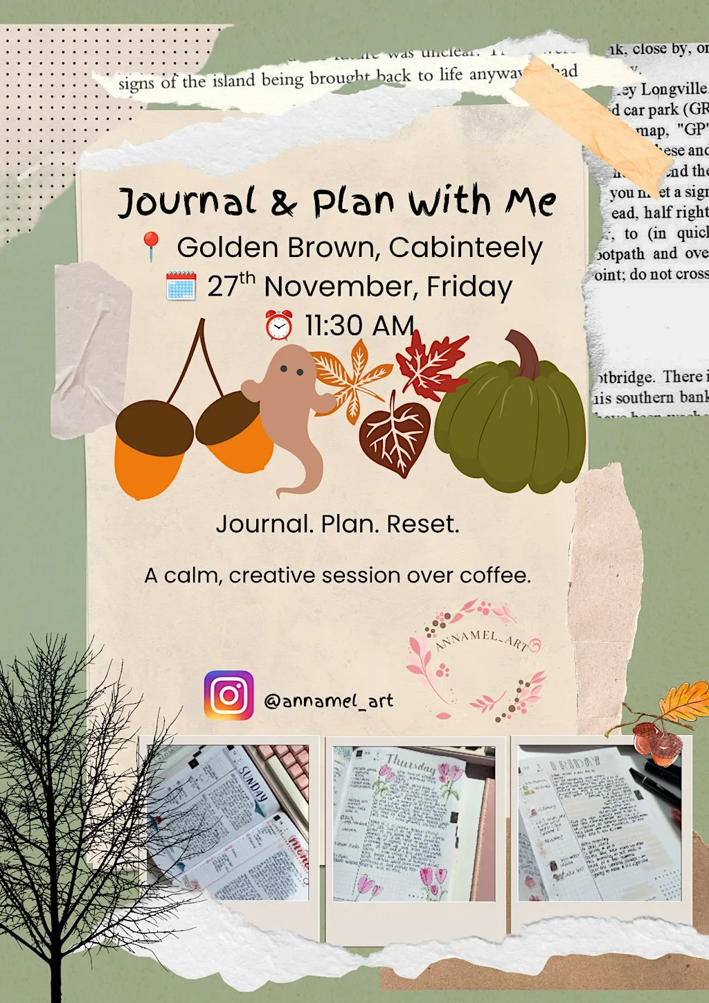 Journal & Plan With Me - Dublin - November Edition