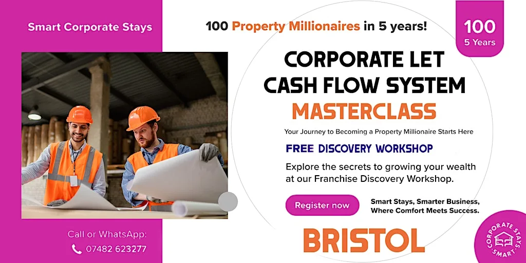 7-Figure Corporate Let Cashflow System - Masterclass - Bristol