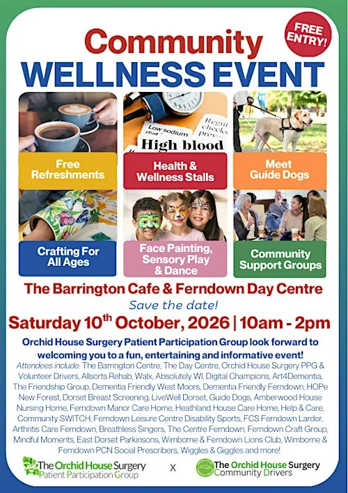 Community Wellness Event organised by Orchid House Surgery Patient Group