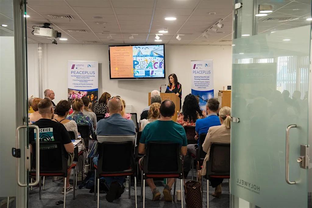 Local DCSDC PEACEPLUS 'Mini-codesign' community meeting at Sollus Centre