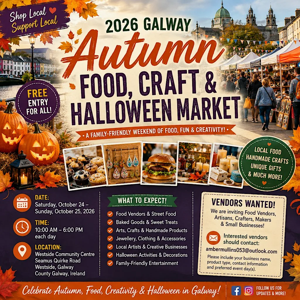2026 Galway Autumn Food, Craft & Halloween Market at Seamus Quirke Road