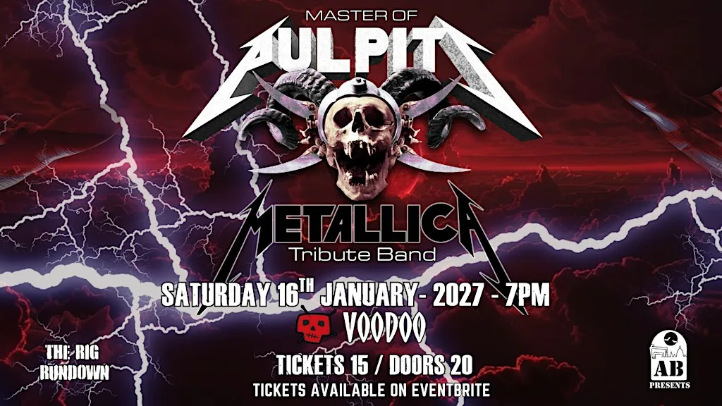 Master Of Pulpits - Ireland's Number 1 Tribute to Metallica!