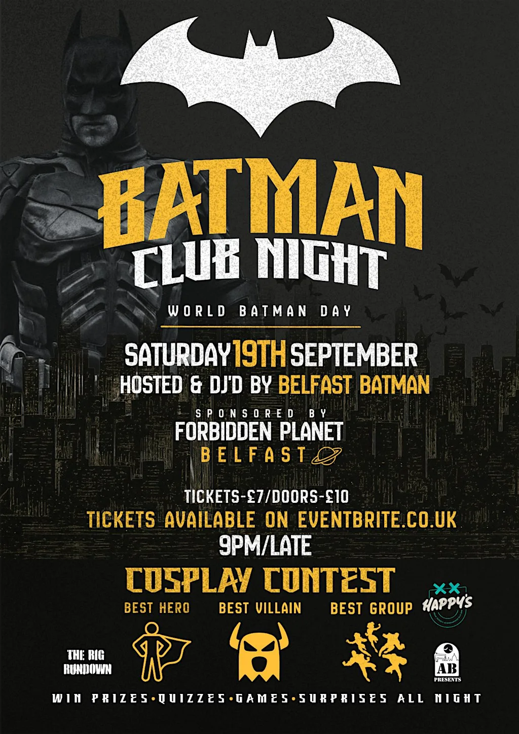 Batman Club Night - Celebrating World Batman Day