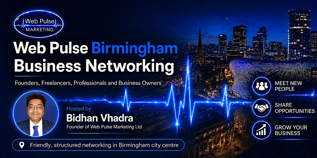 Web Pulse Birmingham Business Networking | Founders & Professionals at Cosy Club