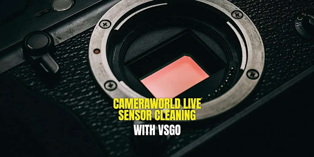 CameraWorld Live 2026 - Professional Sensor Cleaning