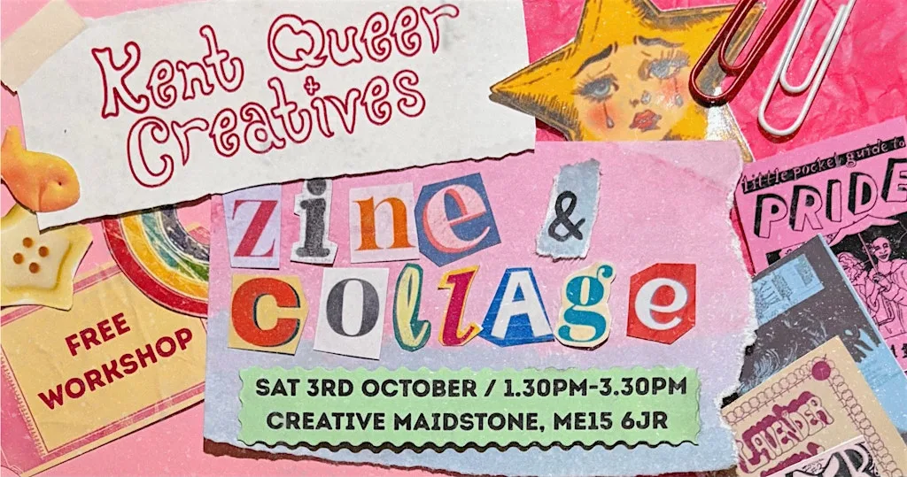 Zine & Collage Workshop by Kent Queer Creatives