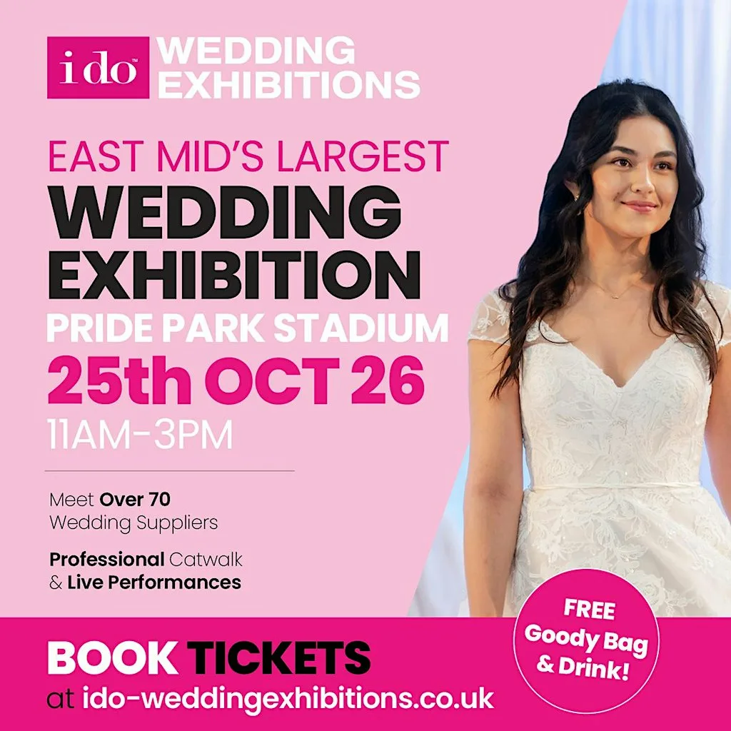 East Midlands Wedding Exhibition Pride Park Stadium 2026