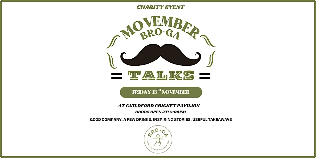 Bro-ga Talks at Guildford Pavilion